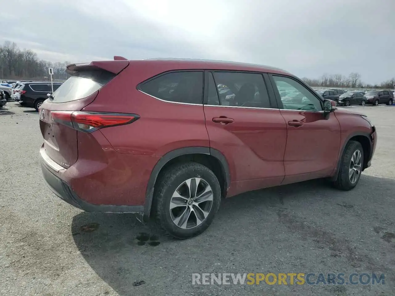 3 Фотография поврежденного автомобиля 5TDHZRBH6NS586501 TOYOTA HIGHLANDER 2022