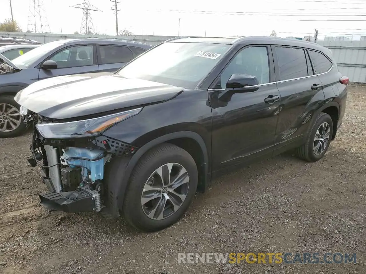 1 Фотография поврежденного автомобиля 5TDHZRBH7NS255023 TOYOTA HIGHLANDER 2022