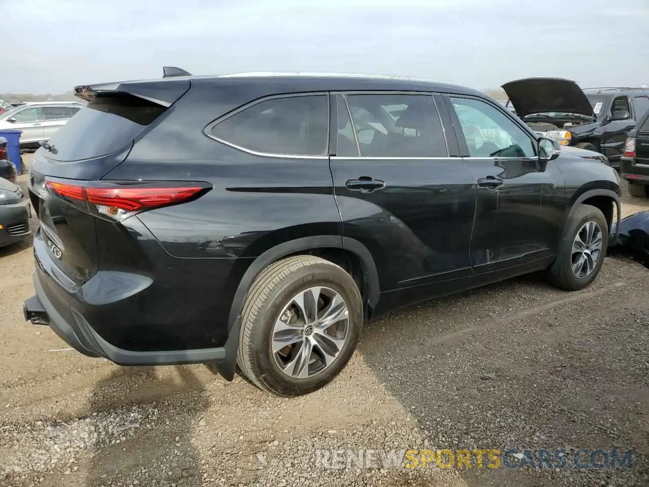 3 Фотография поврежденного автомобиля 5TDHZRBH7NS255023 TOYOTA HIGHLANDER 2022