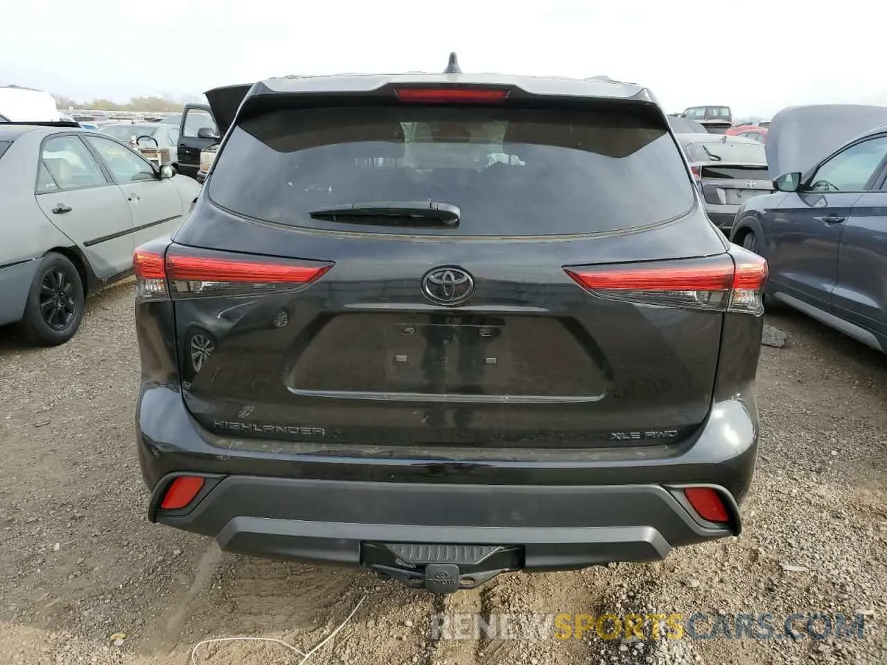 6 Фотография поврежденного автомобиля 5TDHZRBH7NS255023 TOYOTA HIGHLANDER 2022