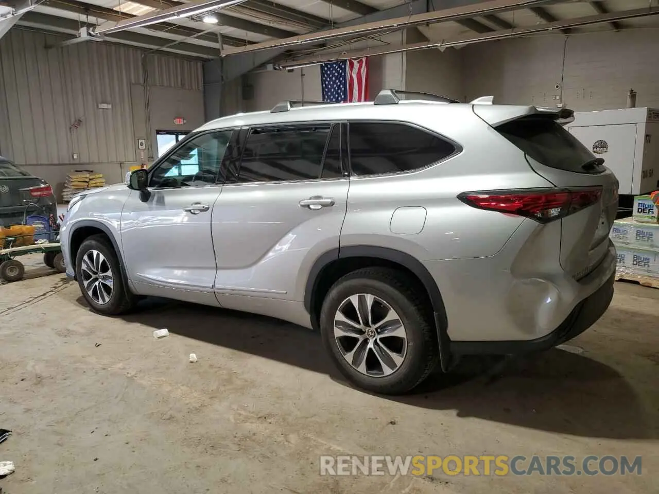 2 Фотография поврежденного автомобиля 5TDHZRBH8NS164424 TOYOTA HIGHLANDER 2022