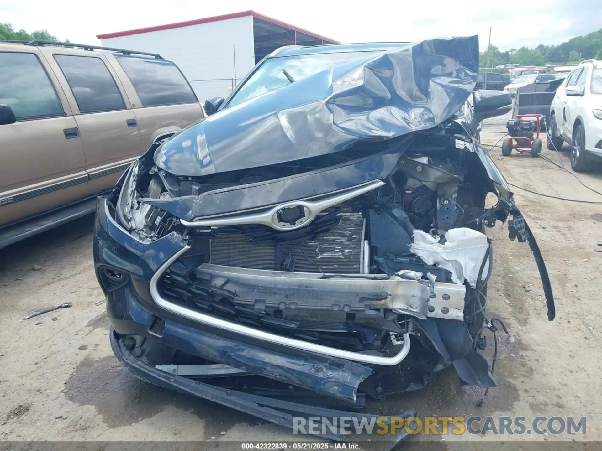 6 Фотография поврежденного автомобиля 5TDHZRBH8NS582062 TOYOTA HIGHLANDER 2022
