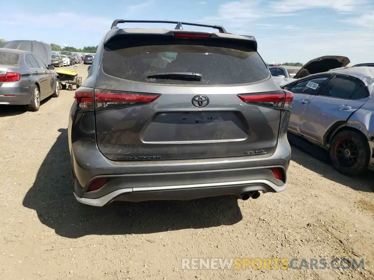 6 Photograph of a damaged car 5TDJZRBH0NS200124 TOYOTA HIGHLANDER 2022