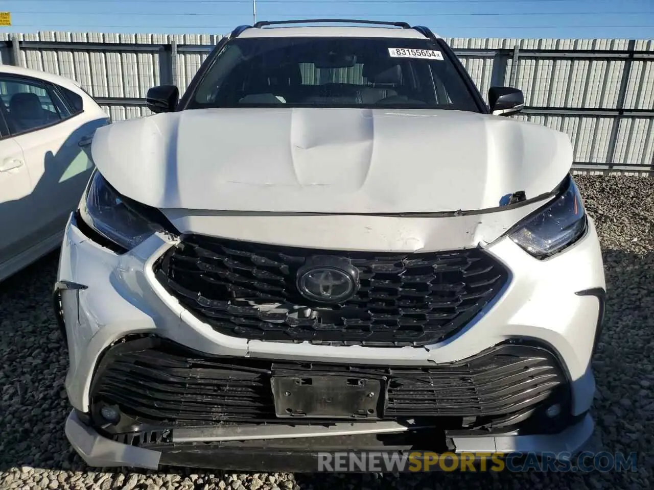 5 Photograph of a damaged car 5TDJZRBH5NS194952 TOYOTA HIGHLANDER 2022