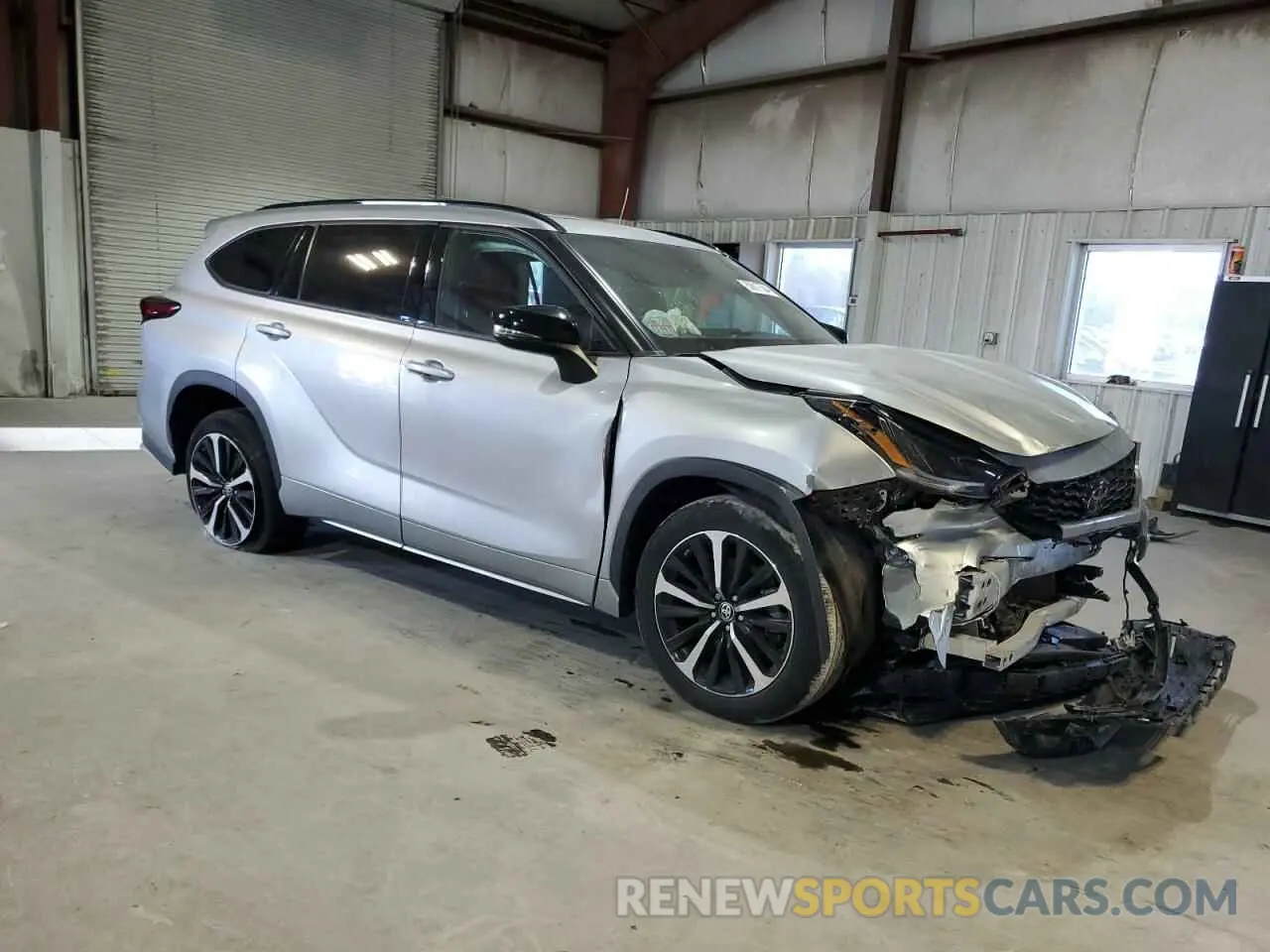 4 Фотография поврежденного автомобиля 5TDJZRBH7NS163041 TOYOTA HIGHLANDER 2022