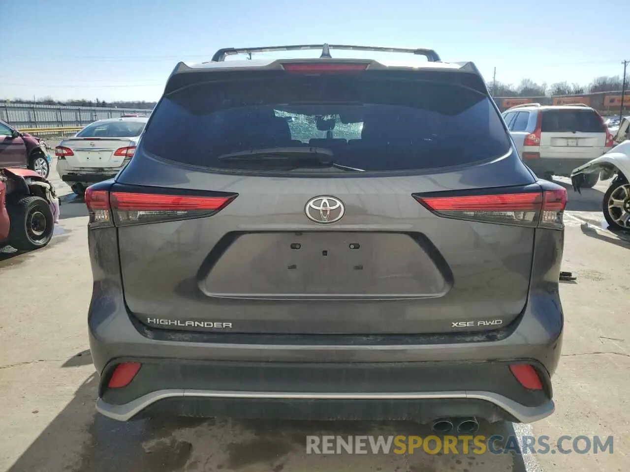 6 Photograph of a damaged car 5TDJZRBH8NS219519 TOYOTA HIGHLANDER 2022