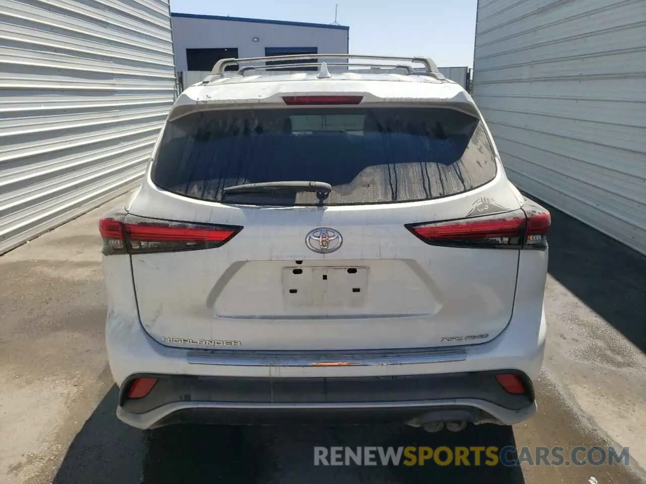 6 Фотография поврежденного автомобиля 5TDJZRBH8NS248549 TOYOTA HIGHLANDER 2022