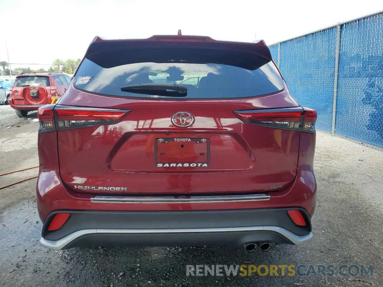 6 Фотография поврежденного автомобиля 5TDLZRAH7NS131474 TOYOTA HIGHLANDER 2022