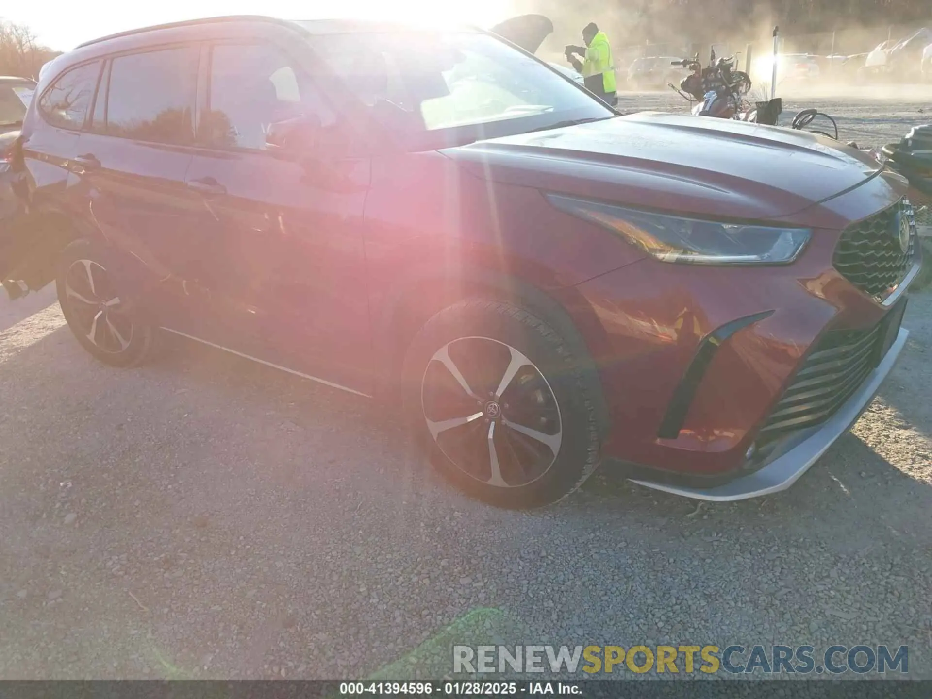 1 Photograph of a damaged car 5TDLZRBH0NS180675 TOYOTA HIGHLANDER 2022