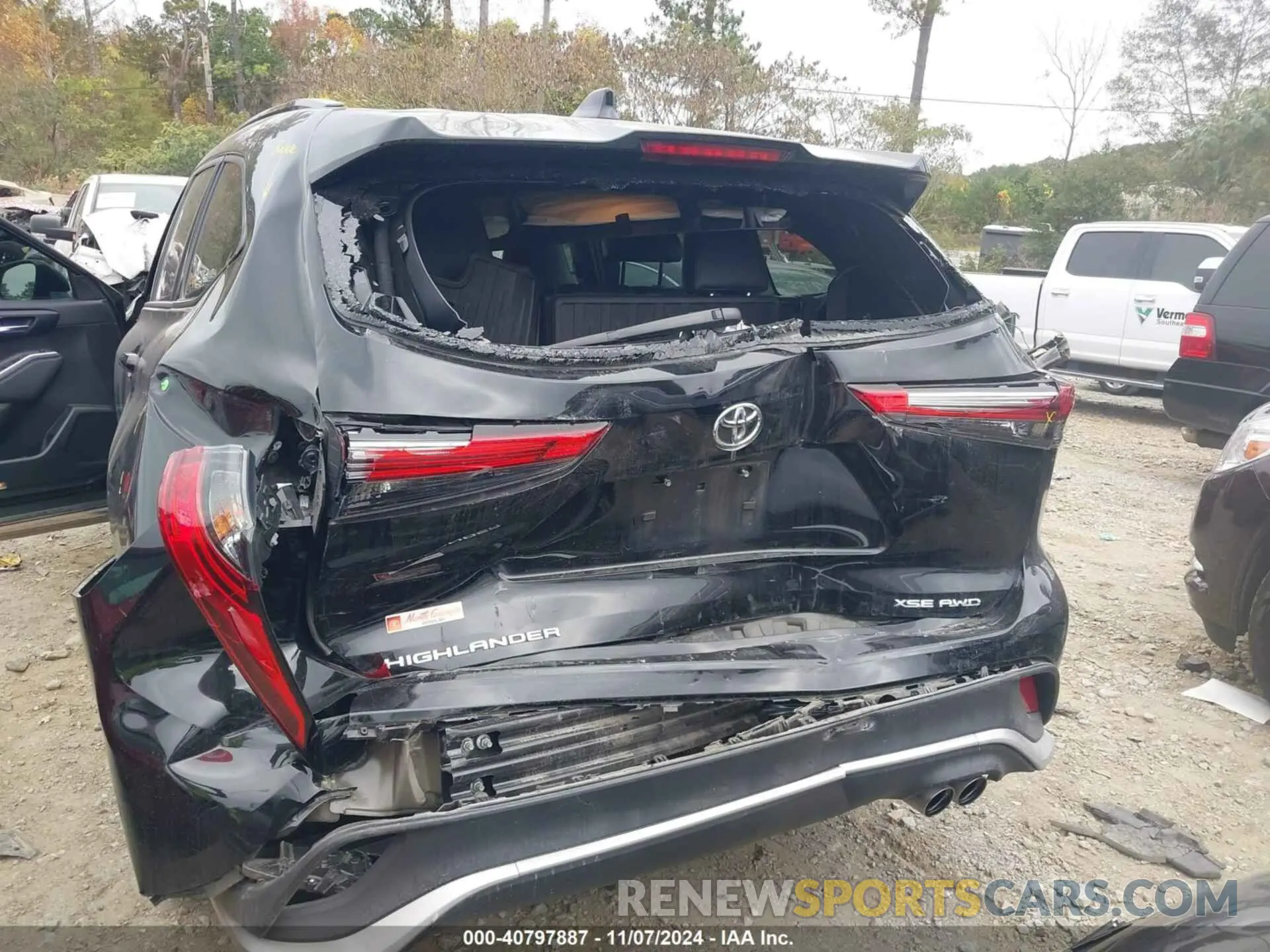 6 Фотография поврежденного автомобиля 5TDLZRBH0NS241605 TOYOTA HIGHLANDER 2022