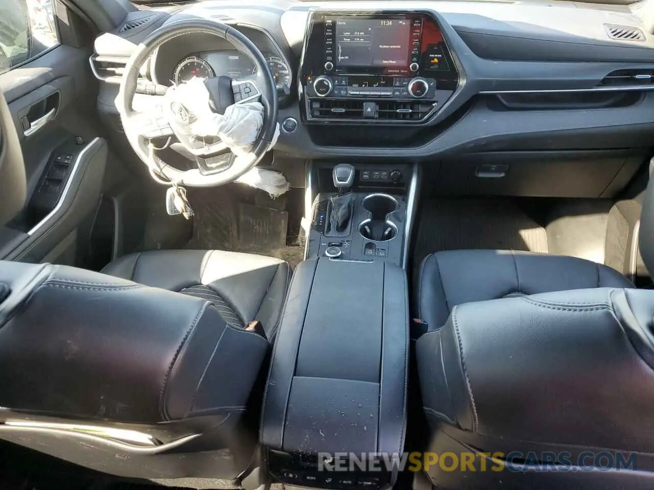 8 Фотография поврежденного автомобиля 5TDLZRBH1NS219371 TOYOTA HIGHLANDER 2022