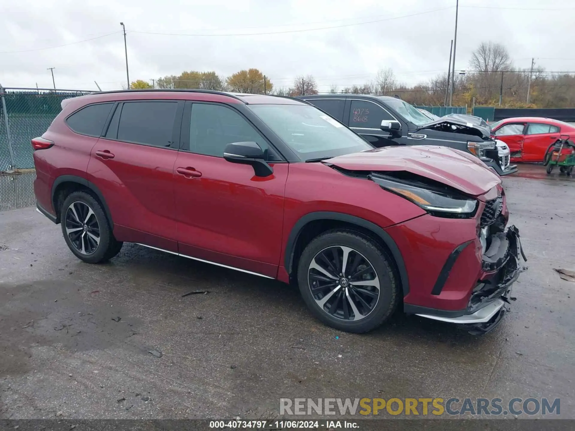 14 Photograph of a damaged car 5TDLZRBH3NS205651 TOYOTA HIGHLANDER 2022