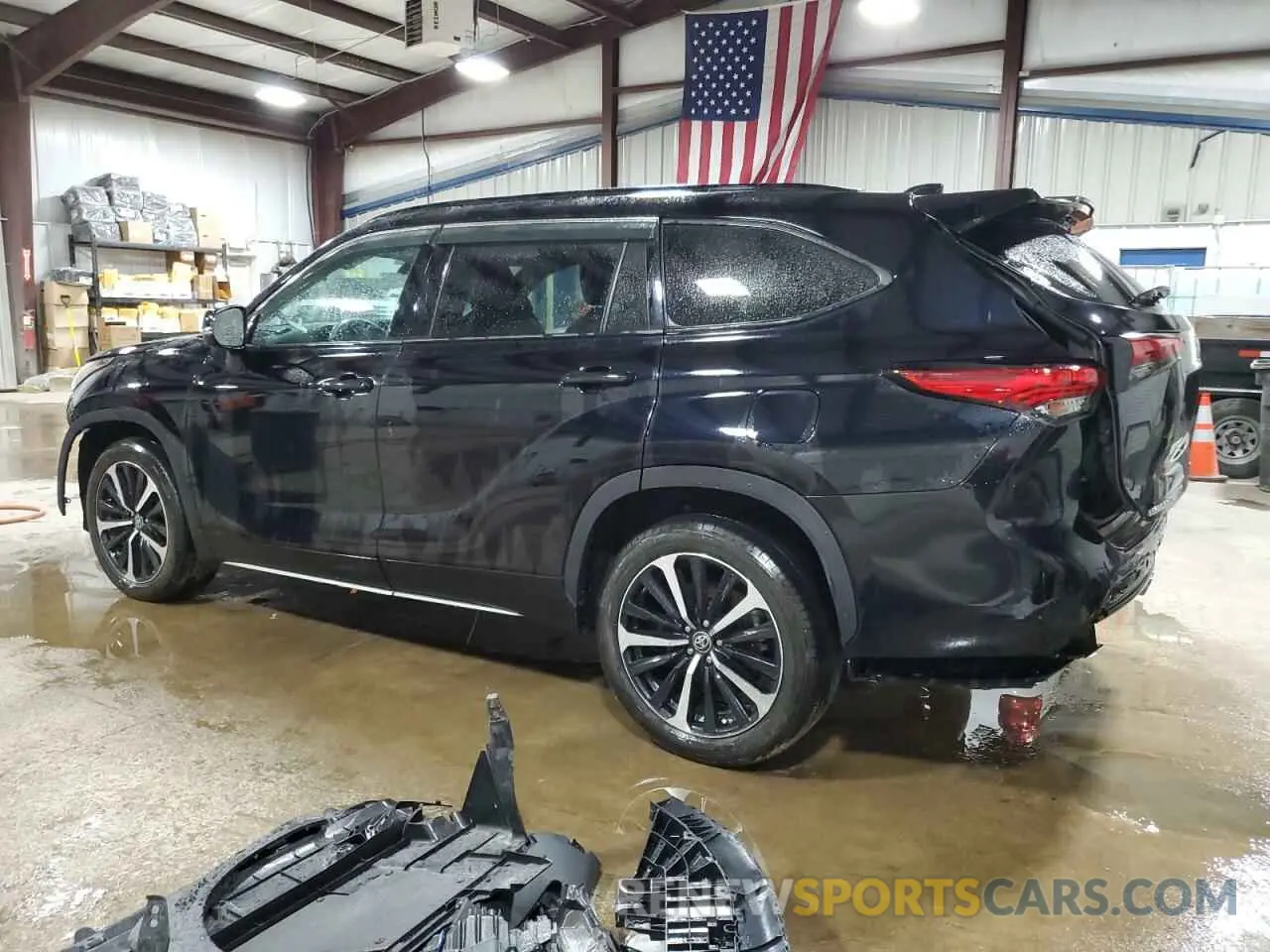 2 Фотография поврежденного автомобиля 5TDLZRBH7NS184271 TOYOTA HIGHLANDER 2022