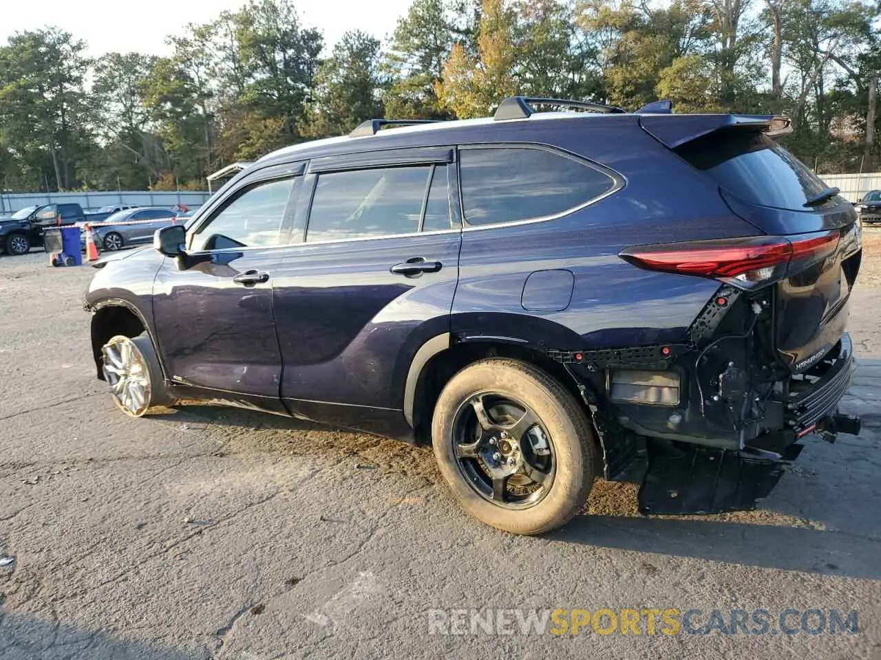2 Фотография поврежденного автомобиля 5TDXBRCH5NS541547 TOYOTA HIGHLANDER 2022