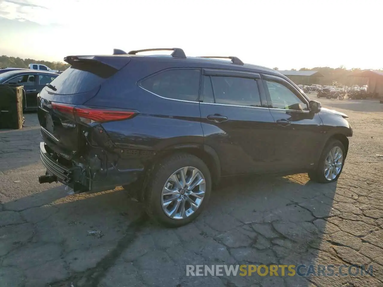 3 Фотография поврежденного автомобиля 5TDXBRCH5NS541547 TOYOTA HIGHLANDER 2022