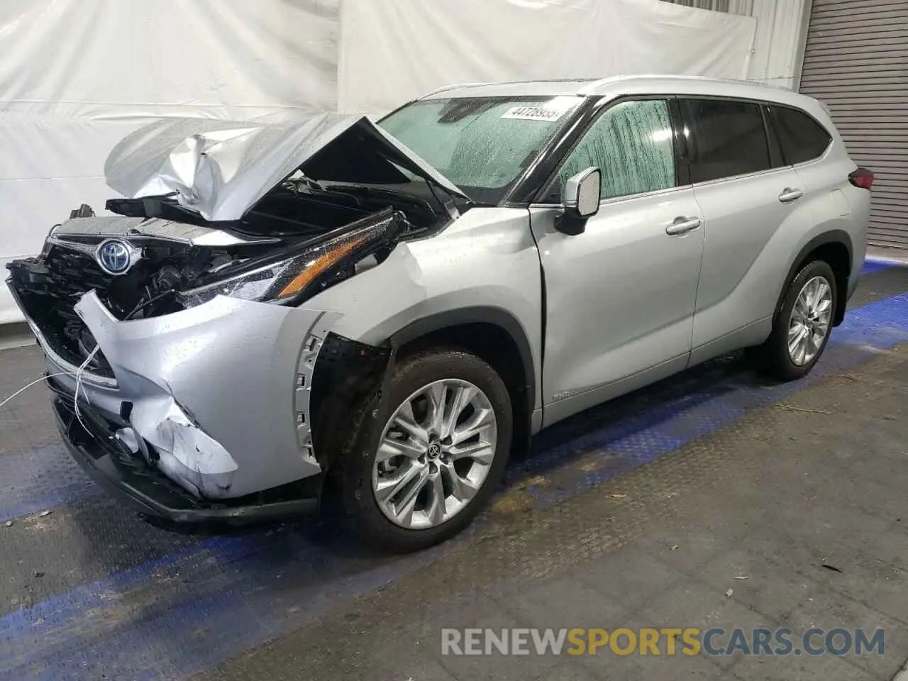 1 Фотография поврежденного автомобиля 5TDXBRCH6NS083310 TOYOTA HIGHLANDER 2022