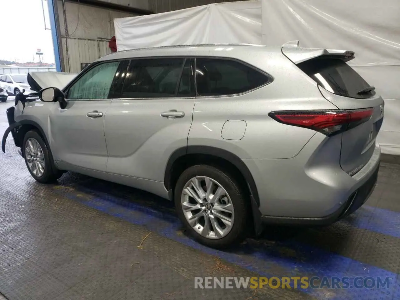 2 Фотография поврежденного автомобиля 5TDXBRCH6NS083310 TOYOTA HIGHLANDER 2022
