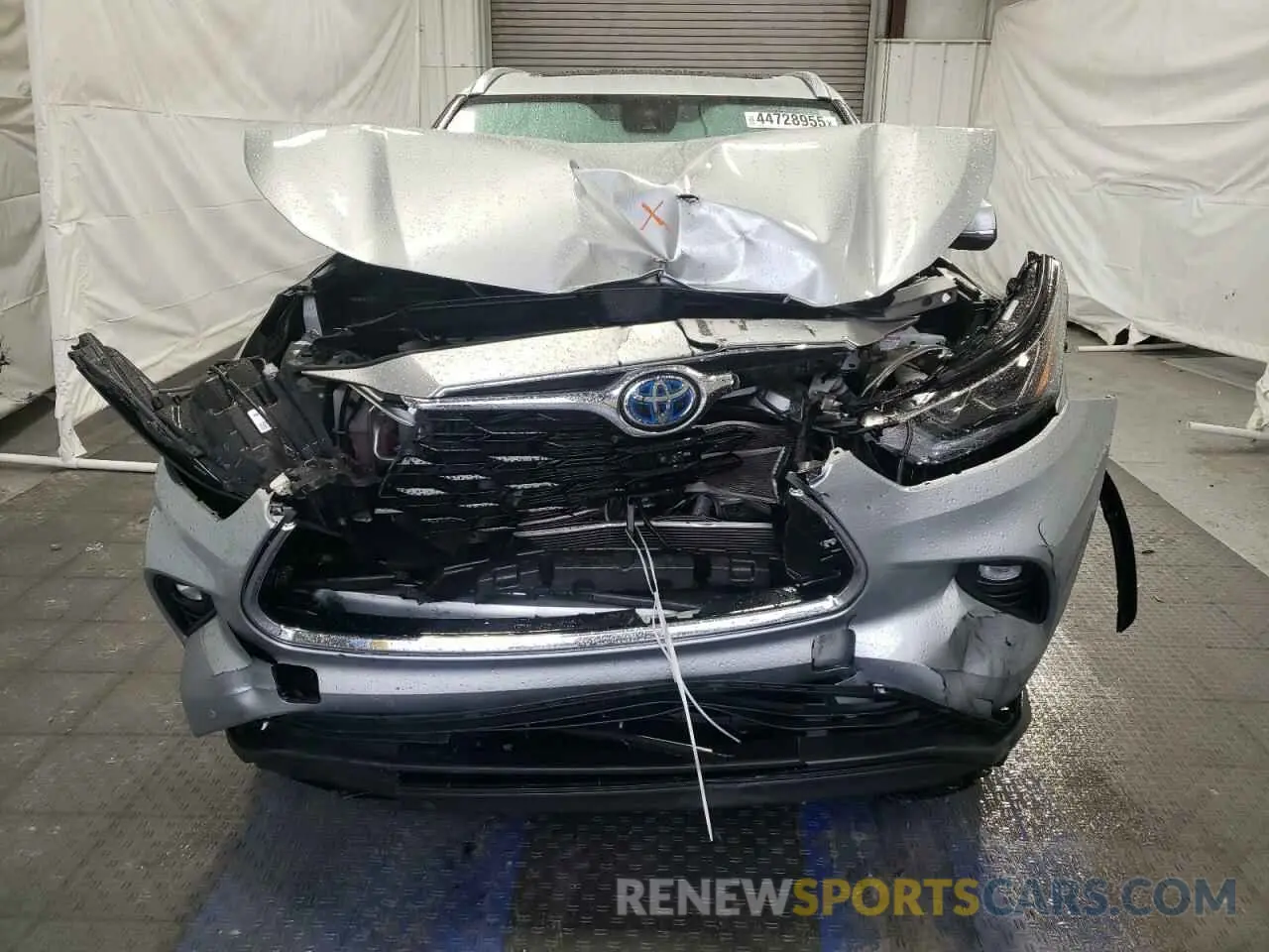 5 Фотография поврежденного автомобиля 5TDXBRCH6NS083310 TOYOTA HIGHLANDER 2022