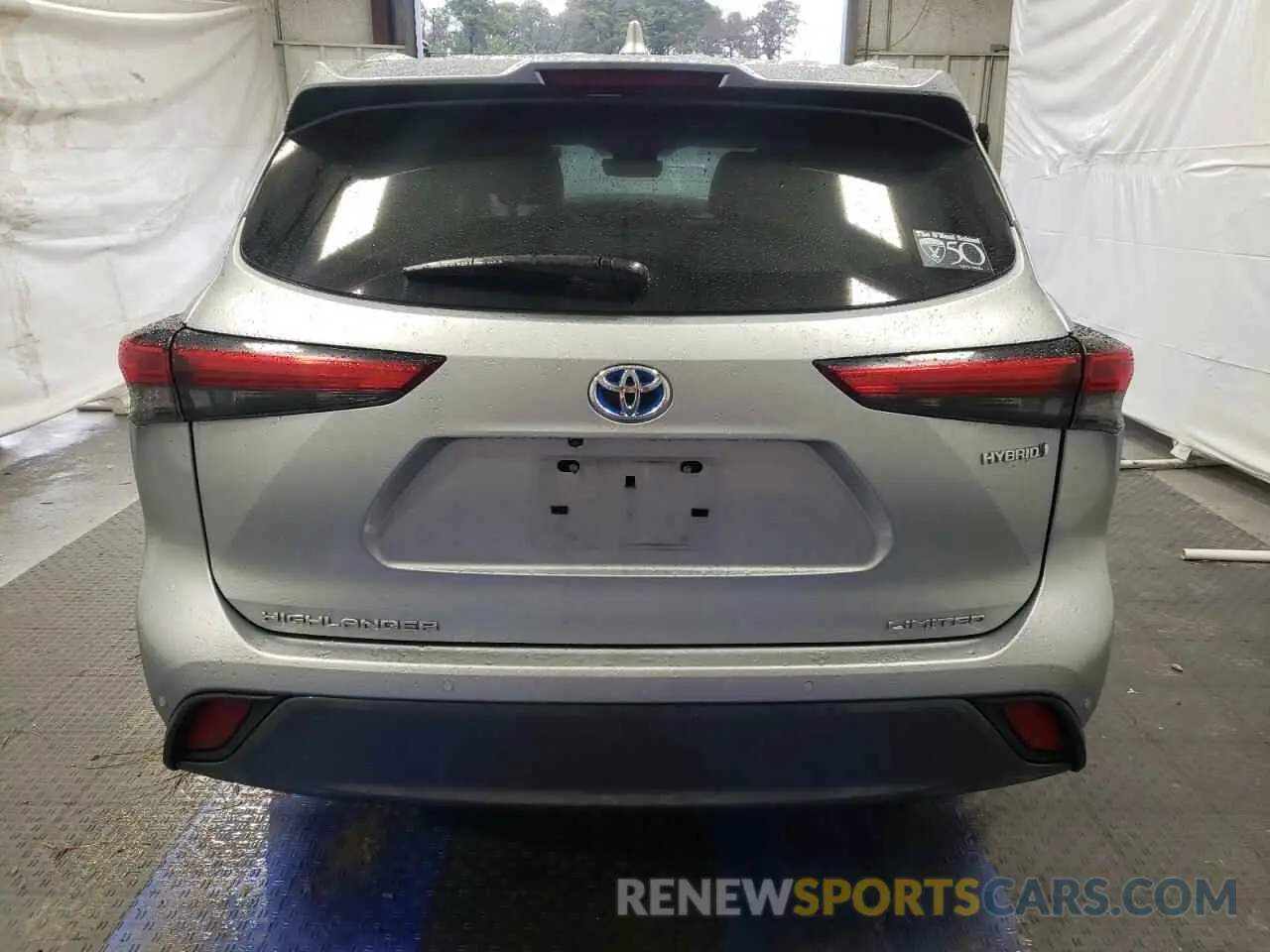 6 Фотография поврежденного автомобиля 5TDXBRCH6NS083310 TOYOTA HIGHLANDER 2022