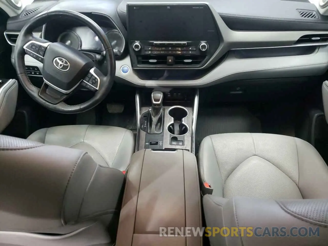 8 Фотография поврежденного автомобиля 5TDXBRCH6NS083310 TOYOTA HIGHLANDER 2022