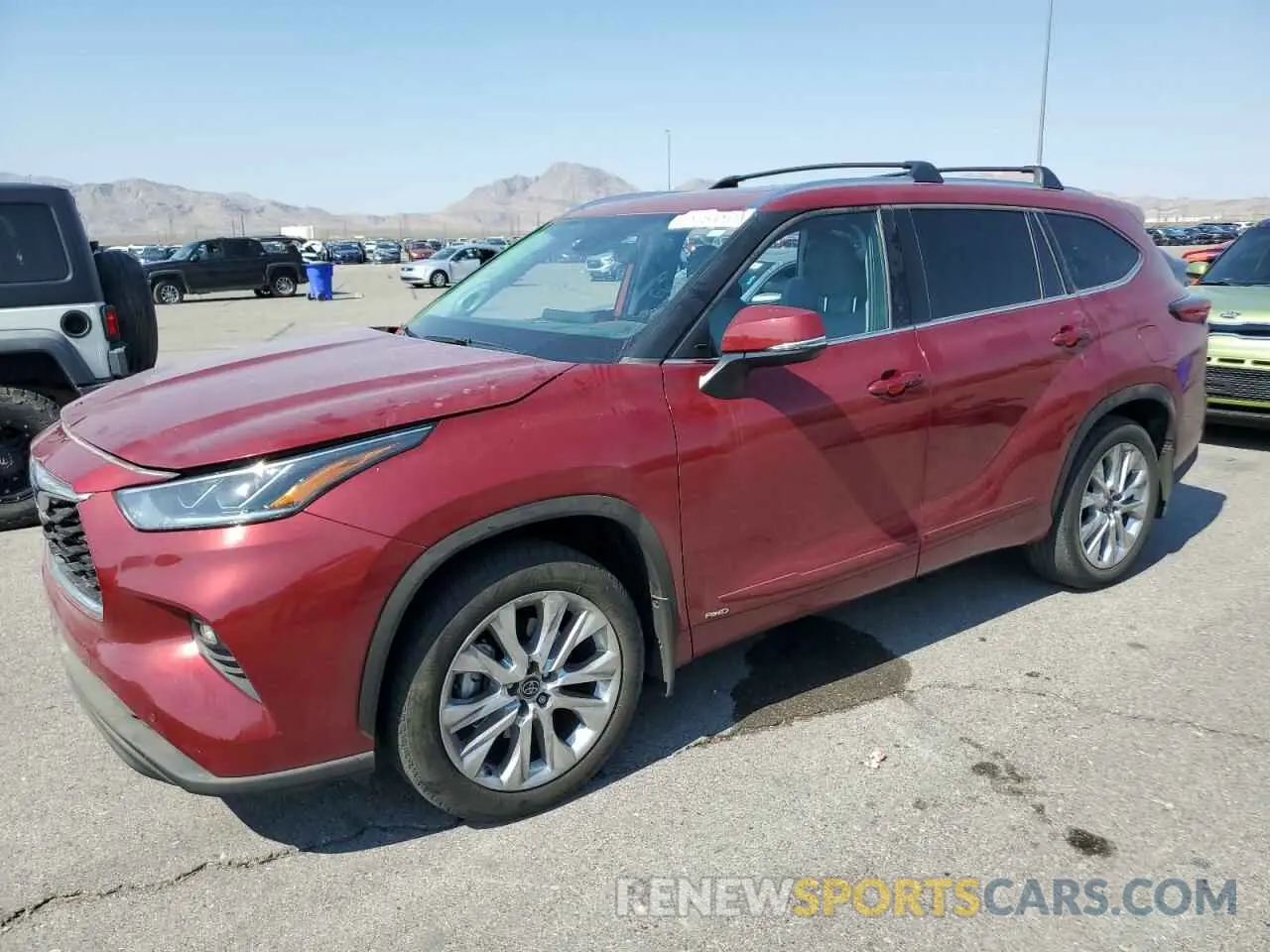 1 Фотография поврежденного автомобиля 5TDXBRCH7NS540447 TOYOTA HIGHLANDER 2022