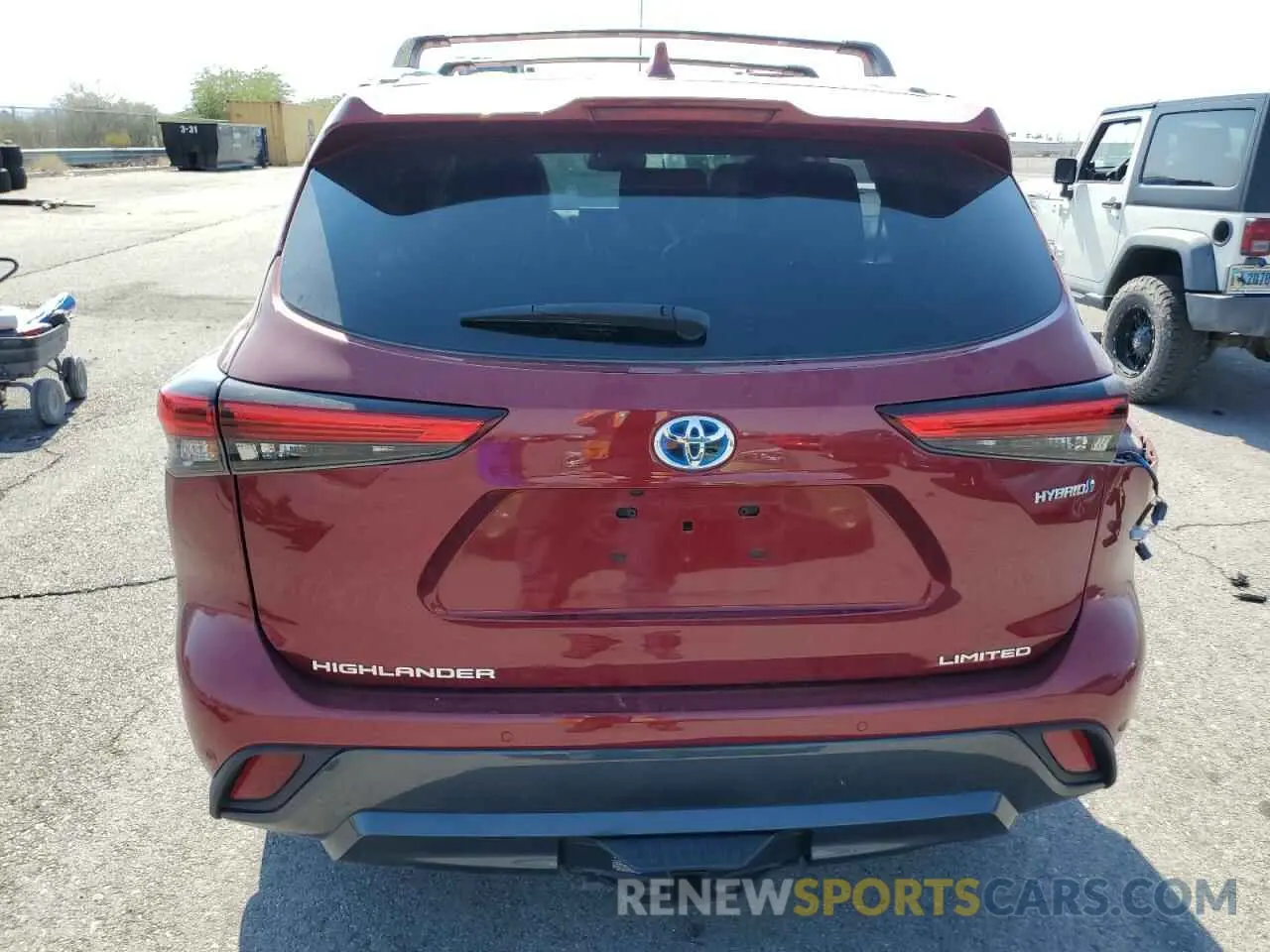 6 Фотография поврежденного автомобиля 5TDXBRCH7NS540447 TOYOTA HIGHLANDER 2022