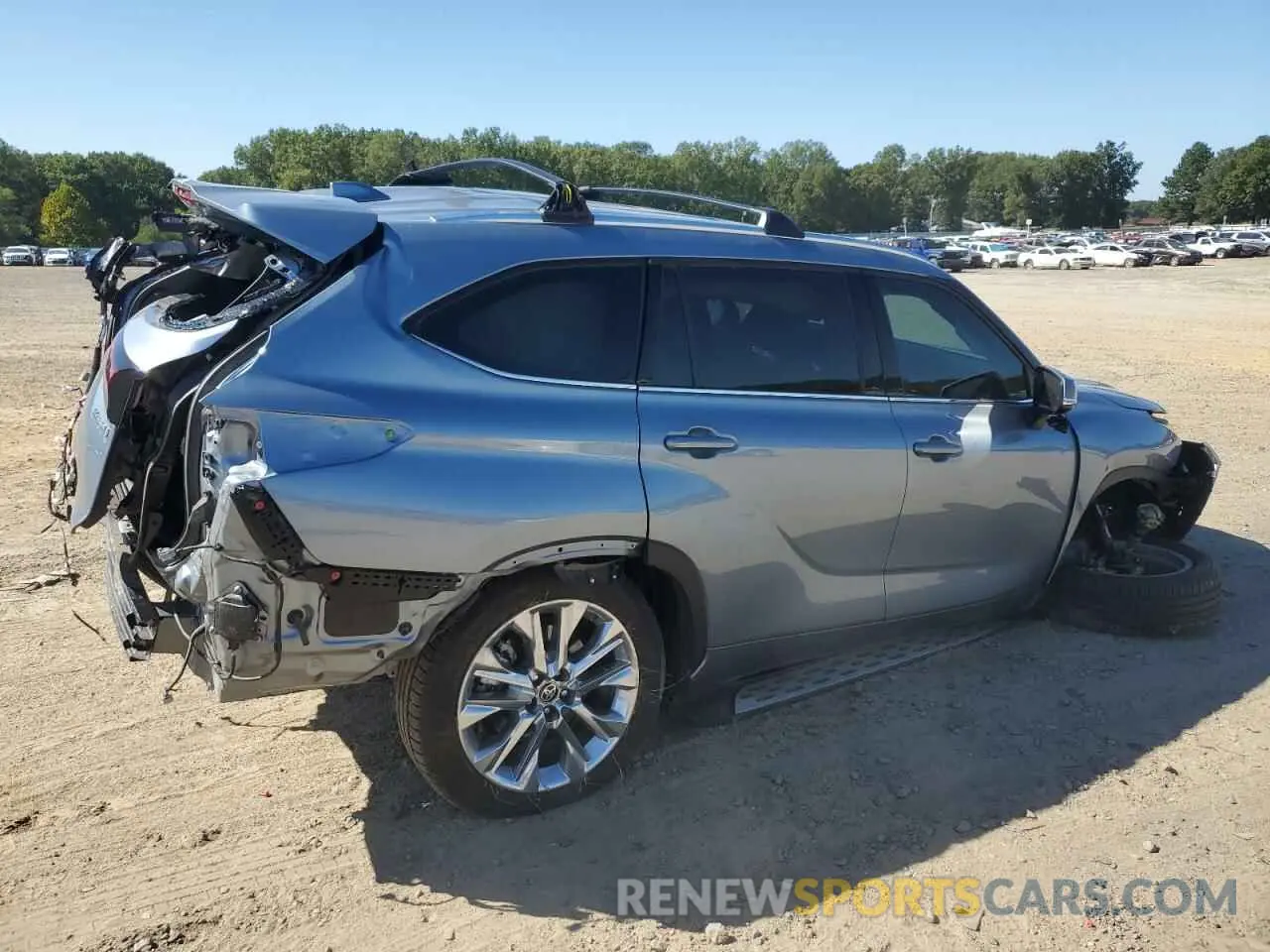 3 Фотография поврежденного автомобиля 5TDYARAH3NS014309 TOYOTA HIGHLANDER 2022