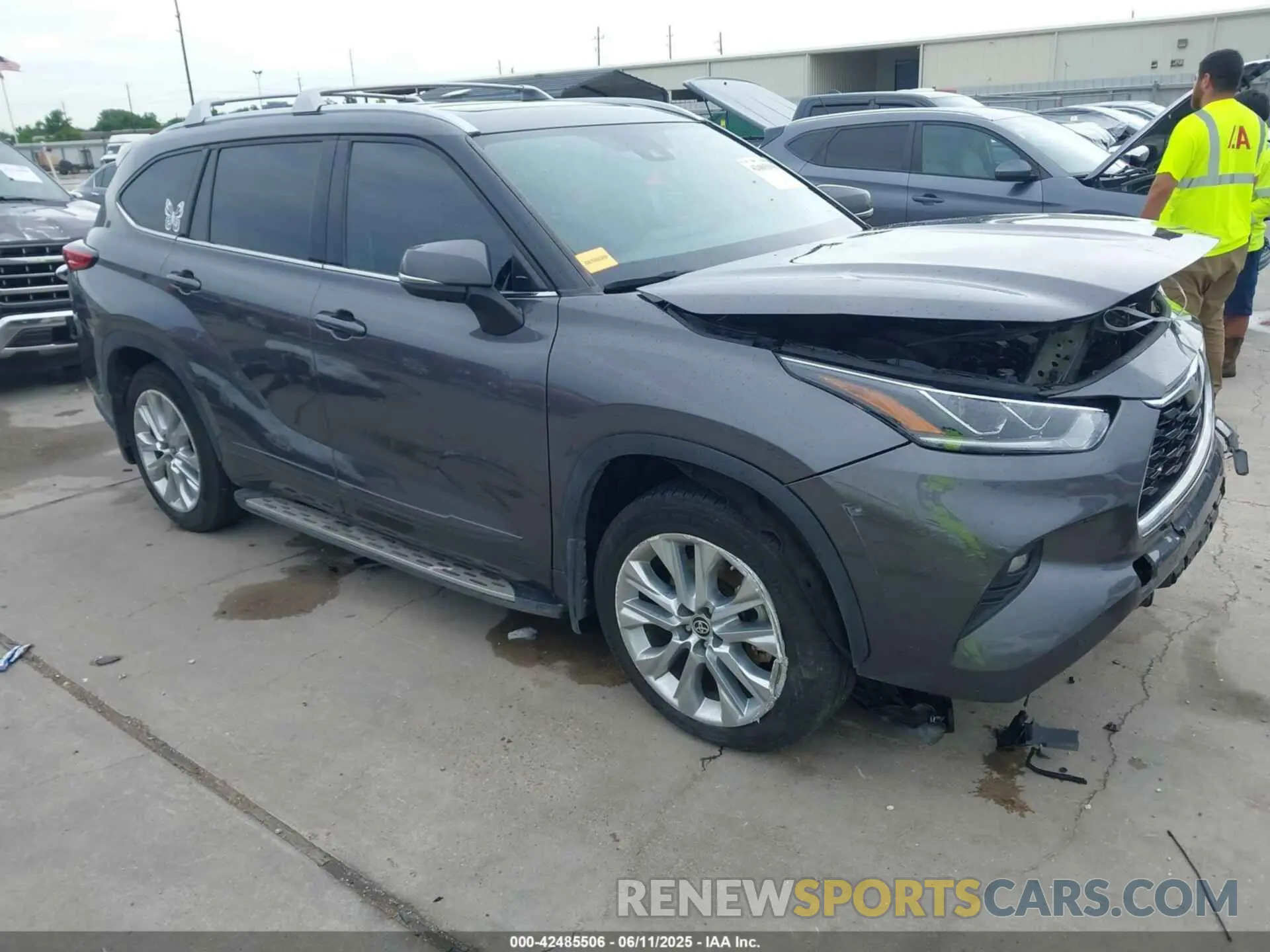 1 Photograph of a damaged car 5TDYARAH5NS513080 TOYOTA HIGHLANDER 2022