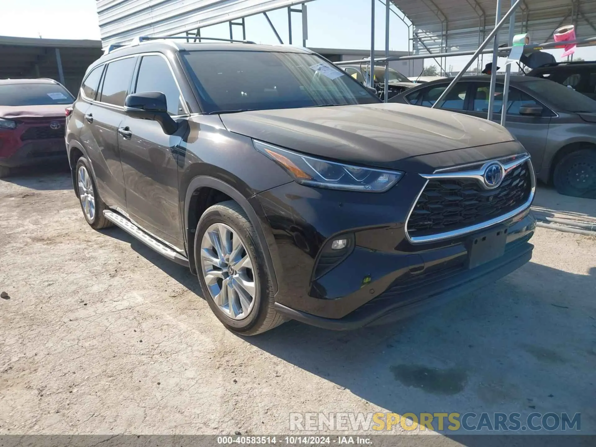 1 Photograph of a damaged car 5TDYARAHXNS014534 TOYOTA HIGHLANDER 2022