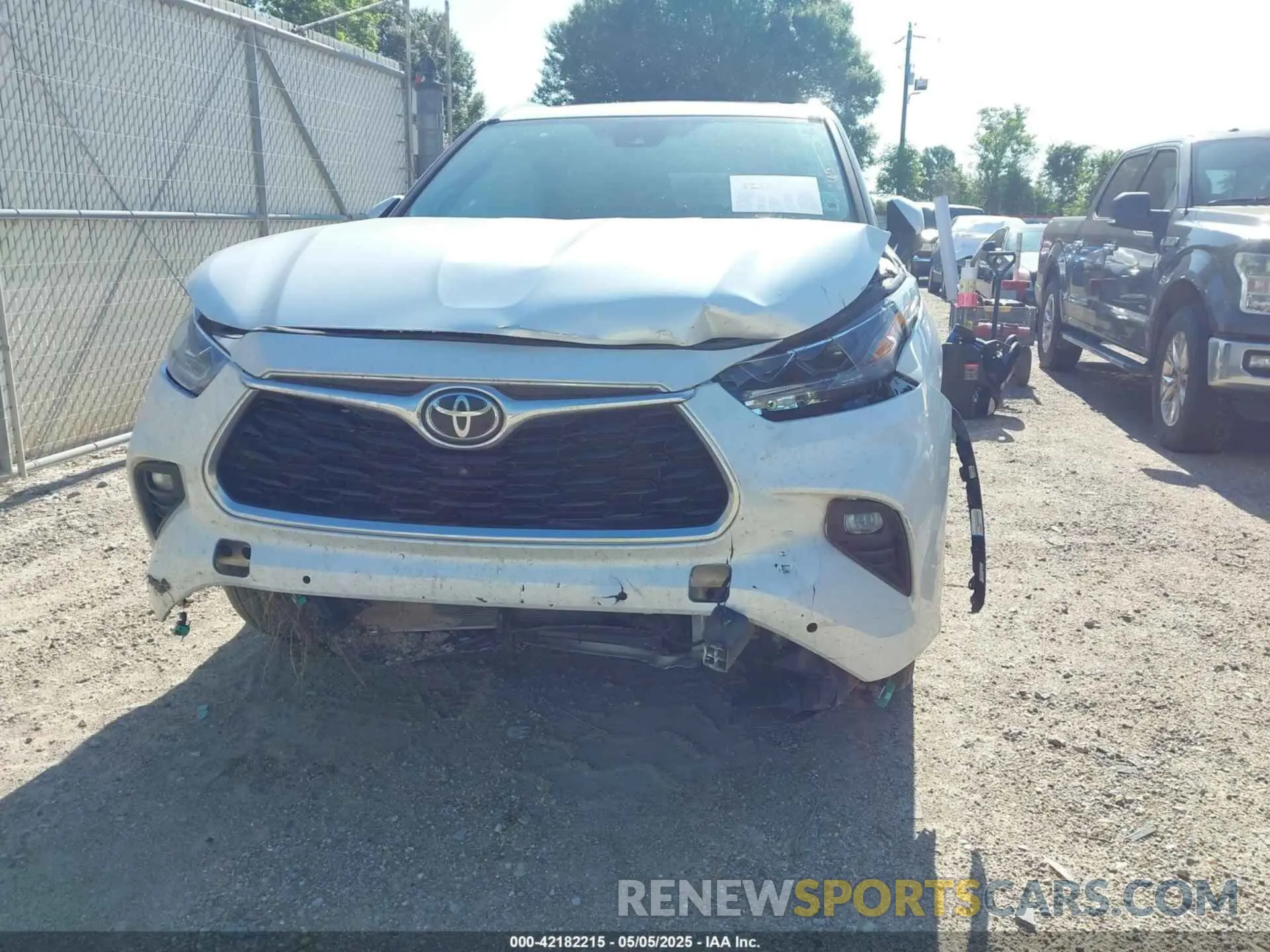 6 Фотография поврежденного автомобиля 5TDYZRAHXNS124332 TOYOTA HIGHLANDER 2022