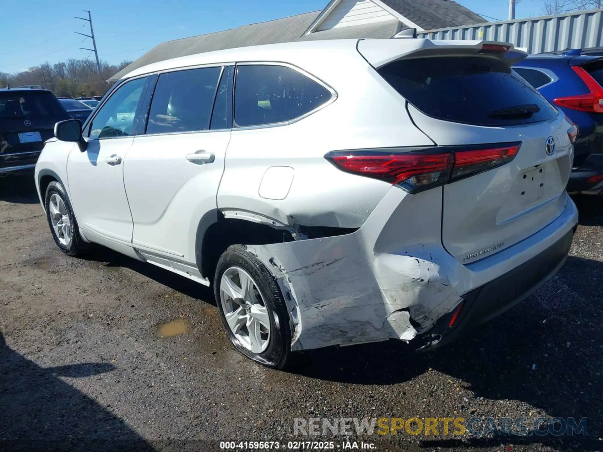 3 Фотография поврежденного автомобиля 5TDZARAH1NS016287 TOYOTA HIGHLANDER 2022