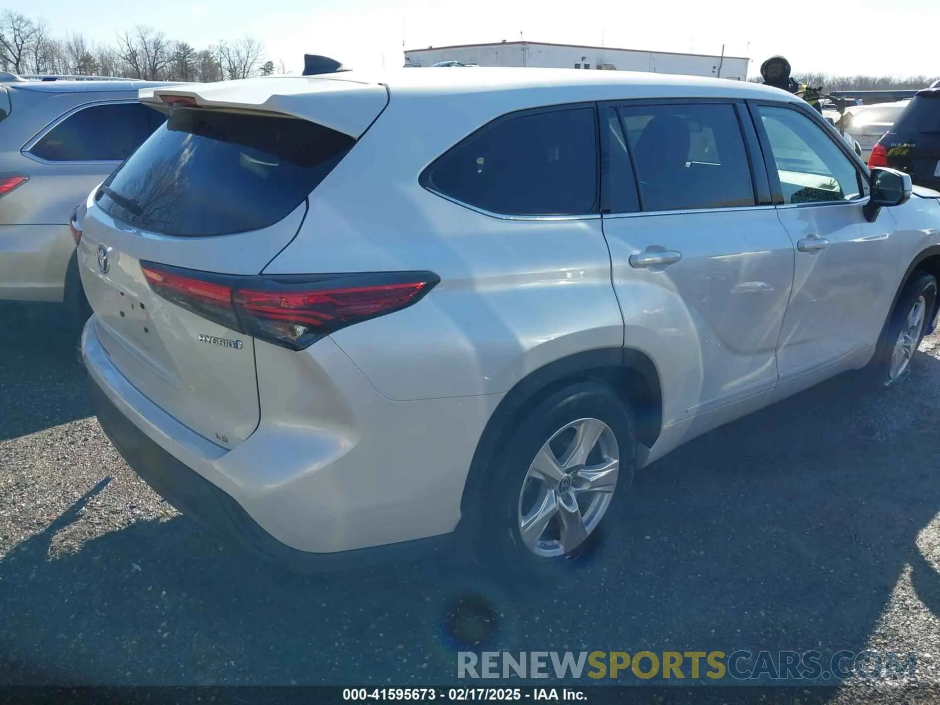 4 Фотография поврежденного автомобиля 5TDZARAH1NS016287 TOYOTA HIGHLANDER 2022