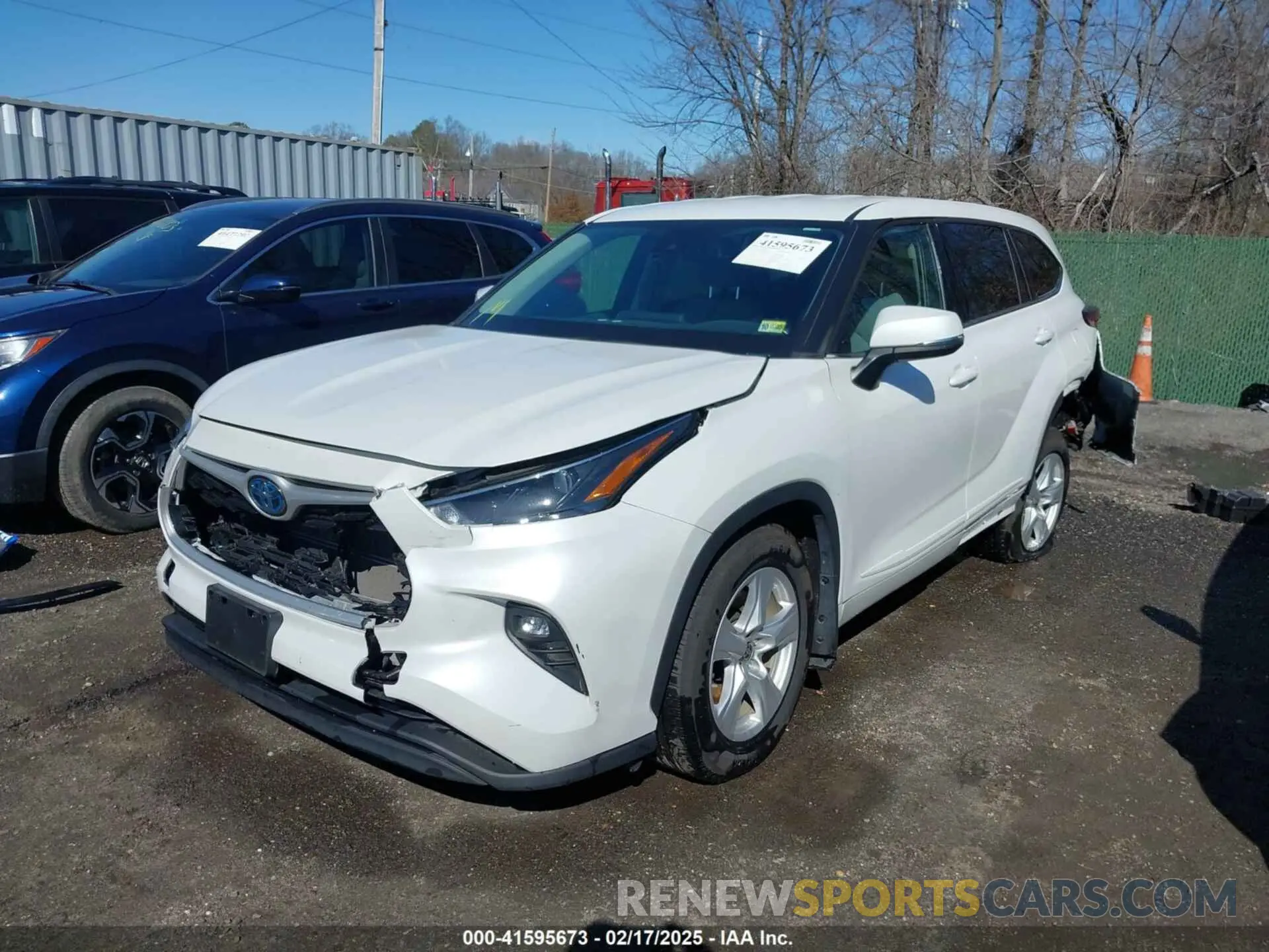 6 Фотография поврежденного автомобиля 5TDZARAH1NS016287 TOYOTA HIGHLANDER 2022