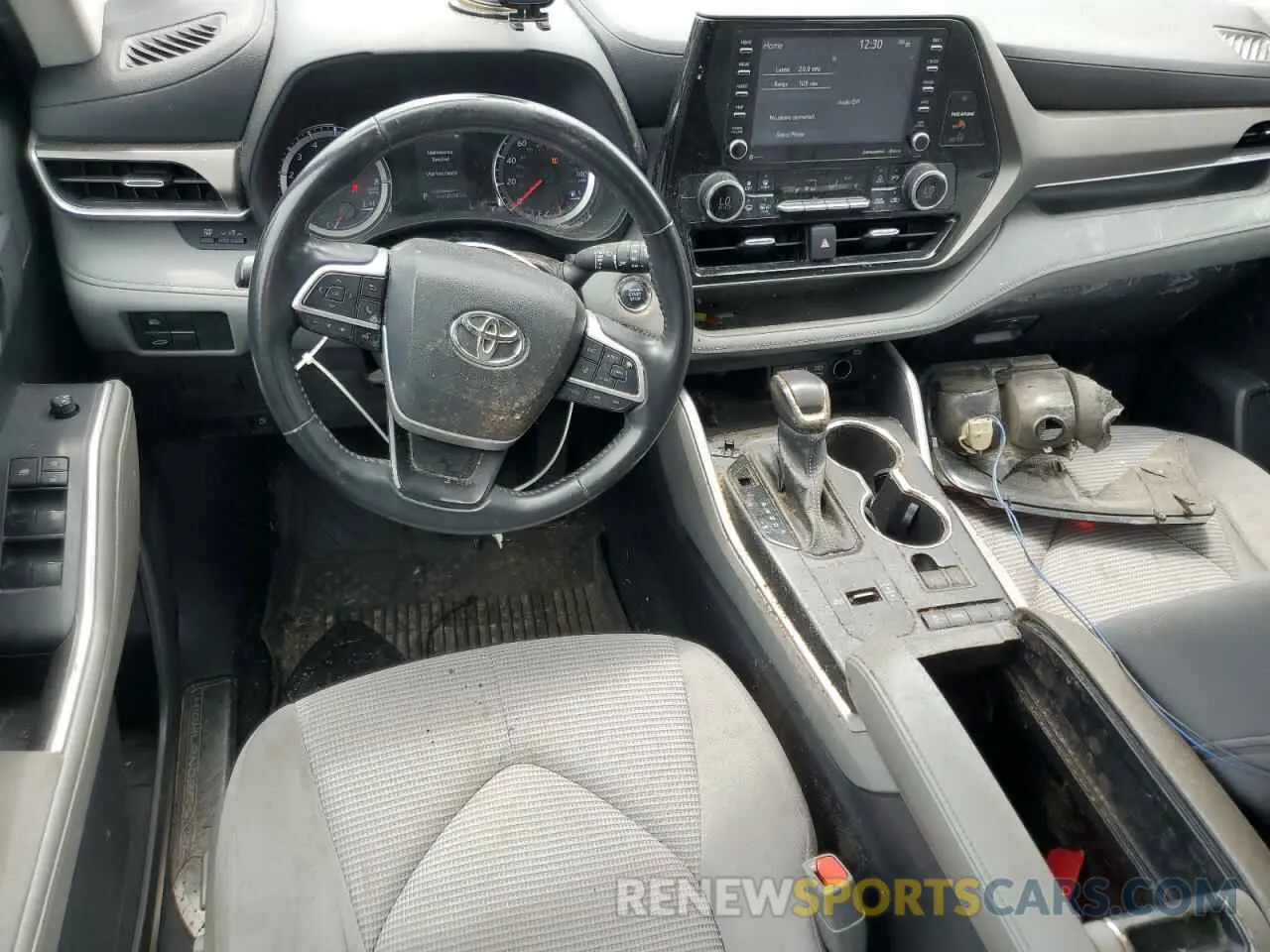 8 Photograph of a damaged car 5TDZZRAH0NS122061 TOYOTA HIGHLANDER 2022