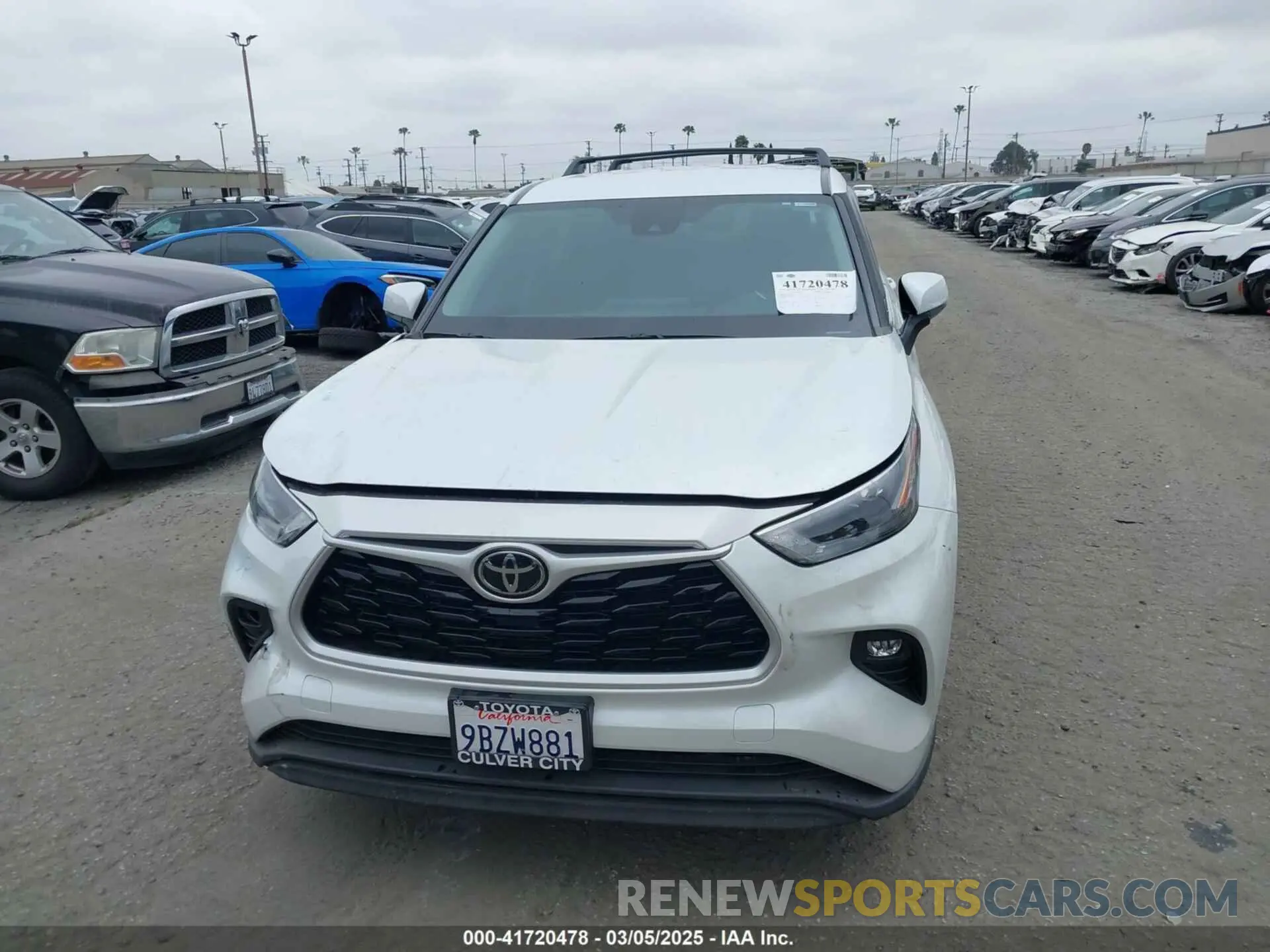 13 Фотография поврежденного автомобиля 5TDZZRAH0NS553211 TOYOTA HIGHLANDER 2022