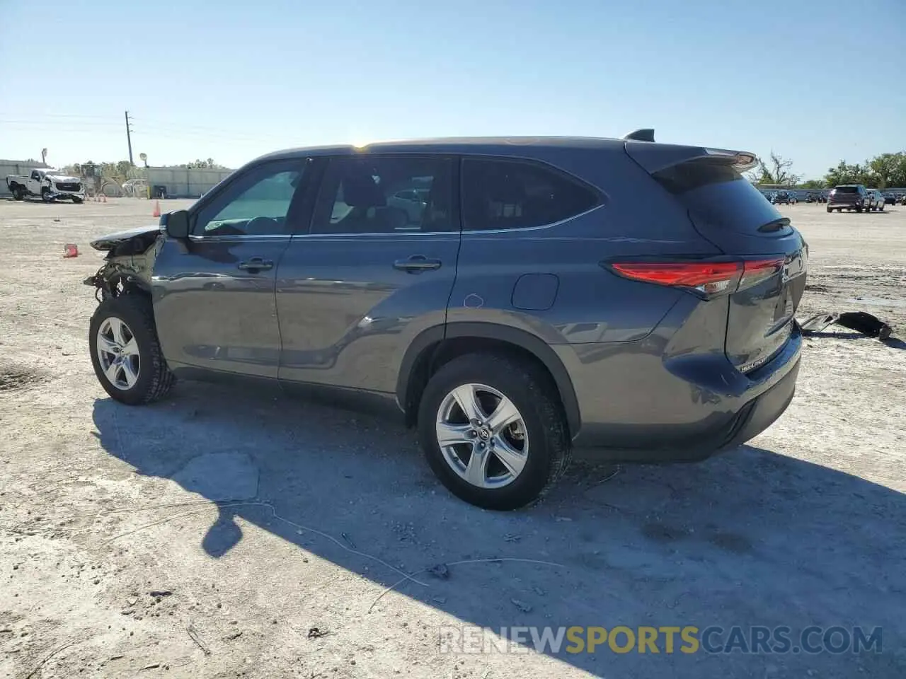 2 Фотография поврежденного автомобиля 5TDZZRAH1NS554156 TOYOTA HIGHLANDER 2022