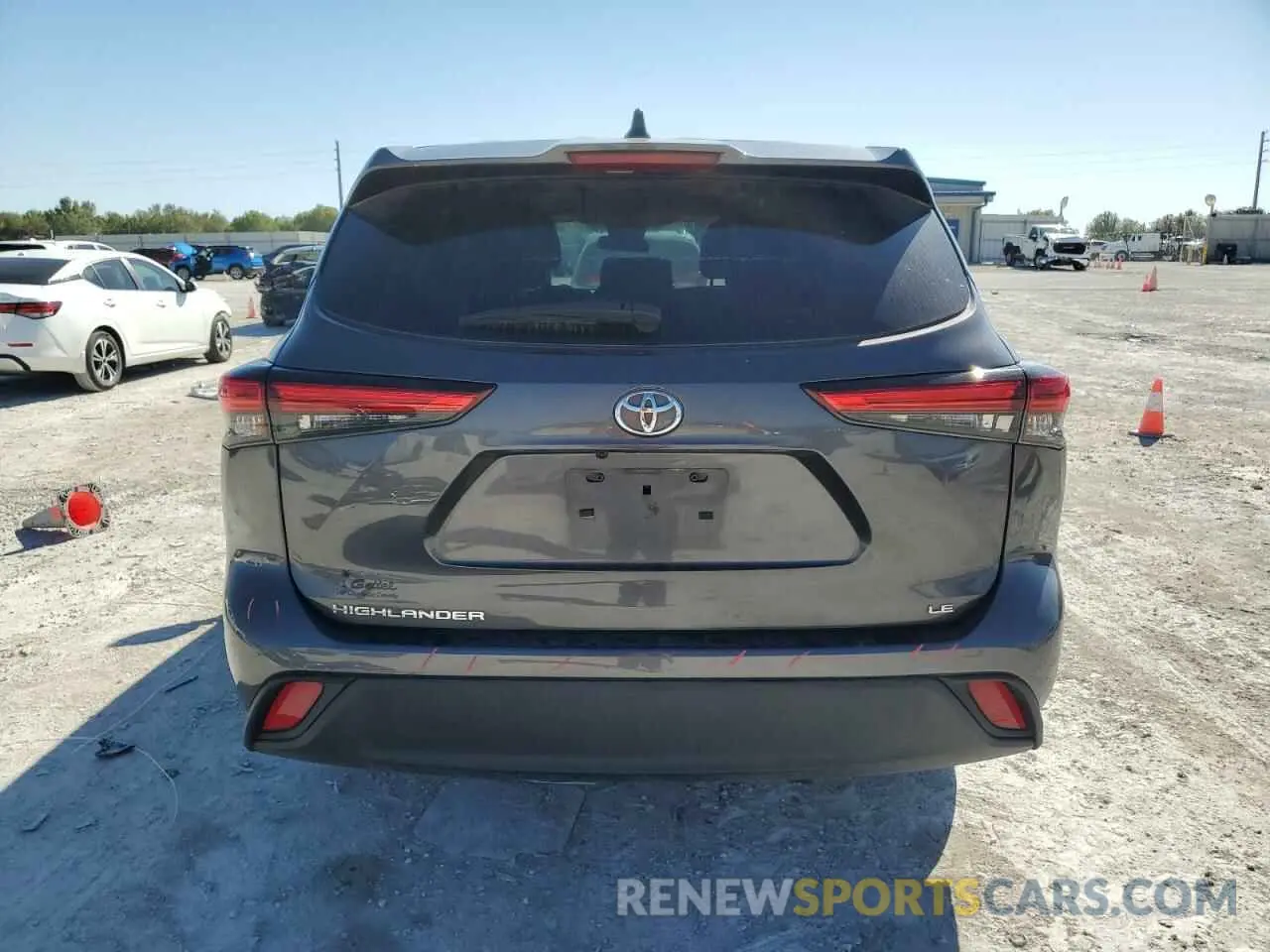 6 Фотография поврежденного автомобиля 5TDZZRAH1NS554156 TOYOTA HIGHLANDER 2022