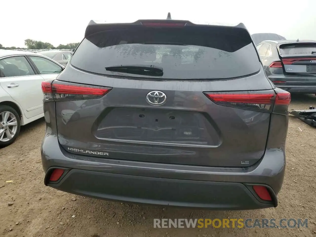 6 Фотография поврежденного автомобиля 5TDZZRAH2NS104175 TOYOTA HIGHLANDER 2022