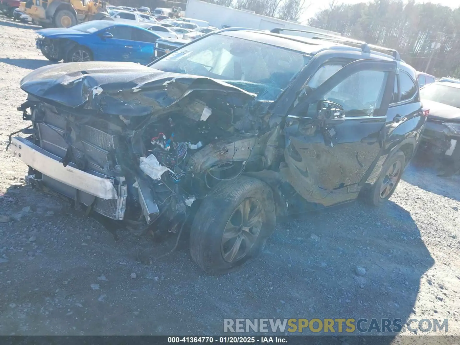 2 Photograph of a damaged car 5TDAARAH0PS524752 TOYOTA HIGHLANDER 2023