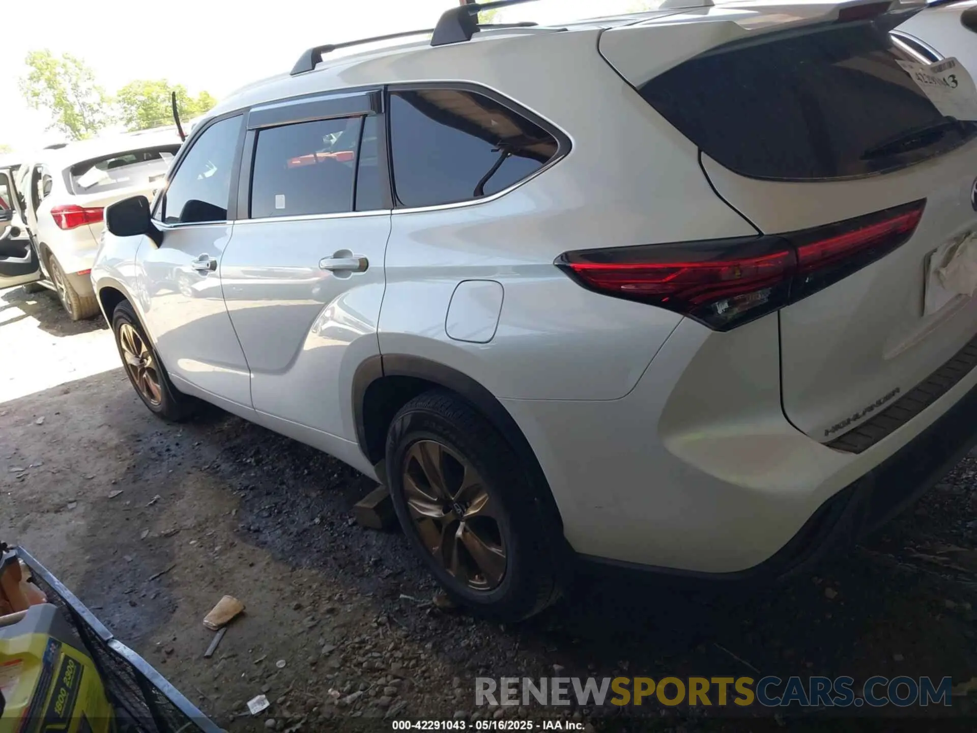 3 Фотография поврежденного автомобиля 5TDAARAH7PS017203 TOYOTA HIGHLANDER 2023