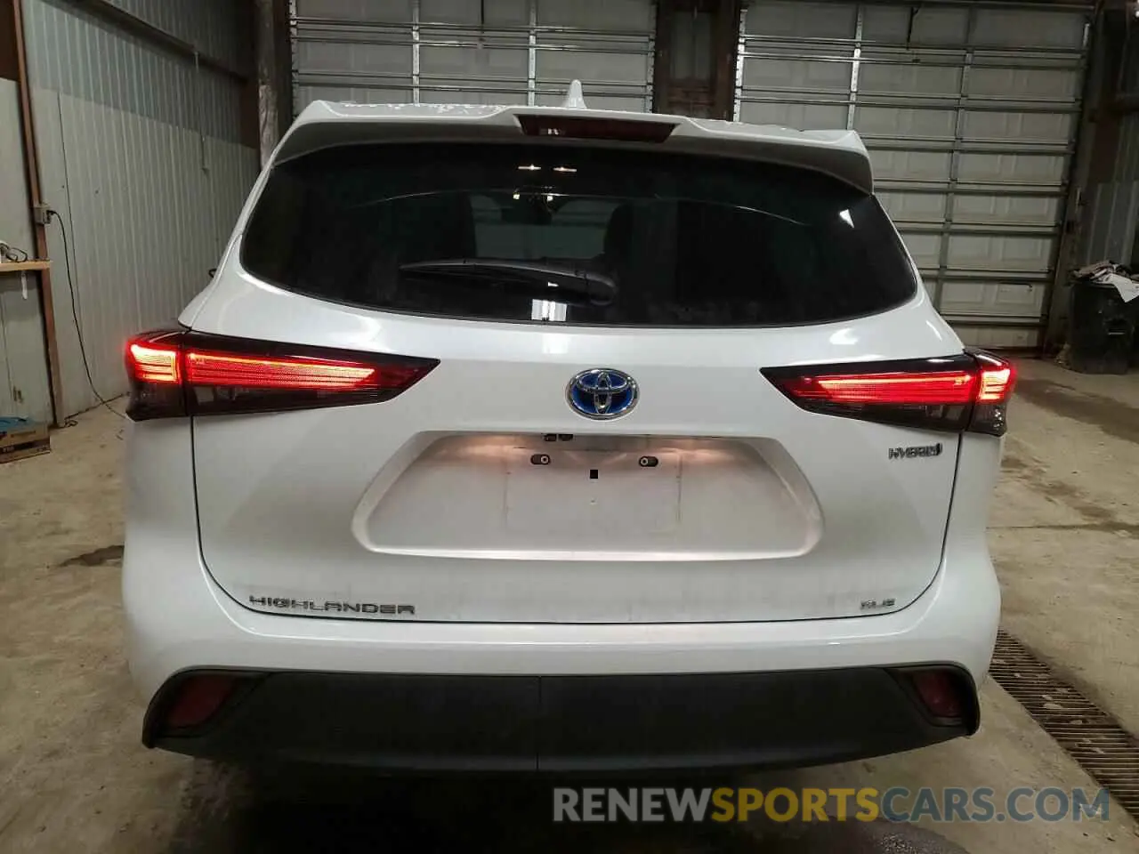 6 Фотография поврежденного автомобиля 5TDABRCH7PS586904 TOYOTA HIGHLANDER 2023