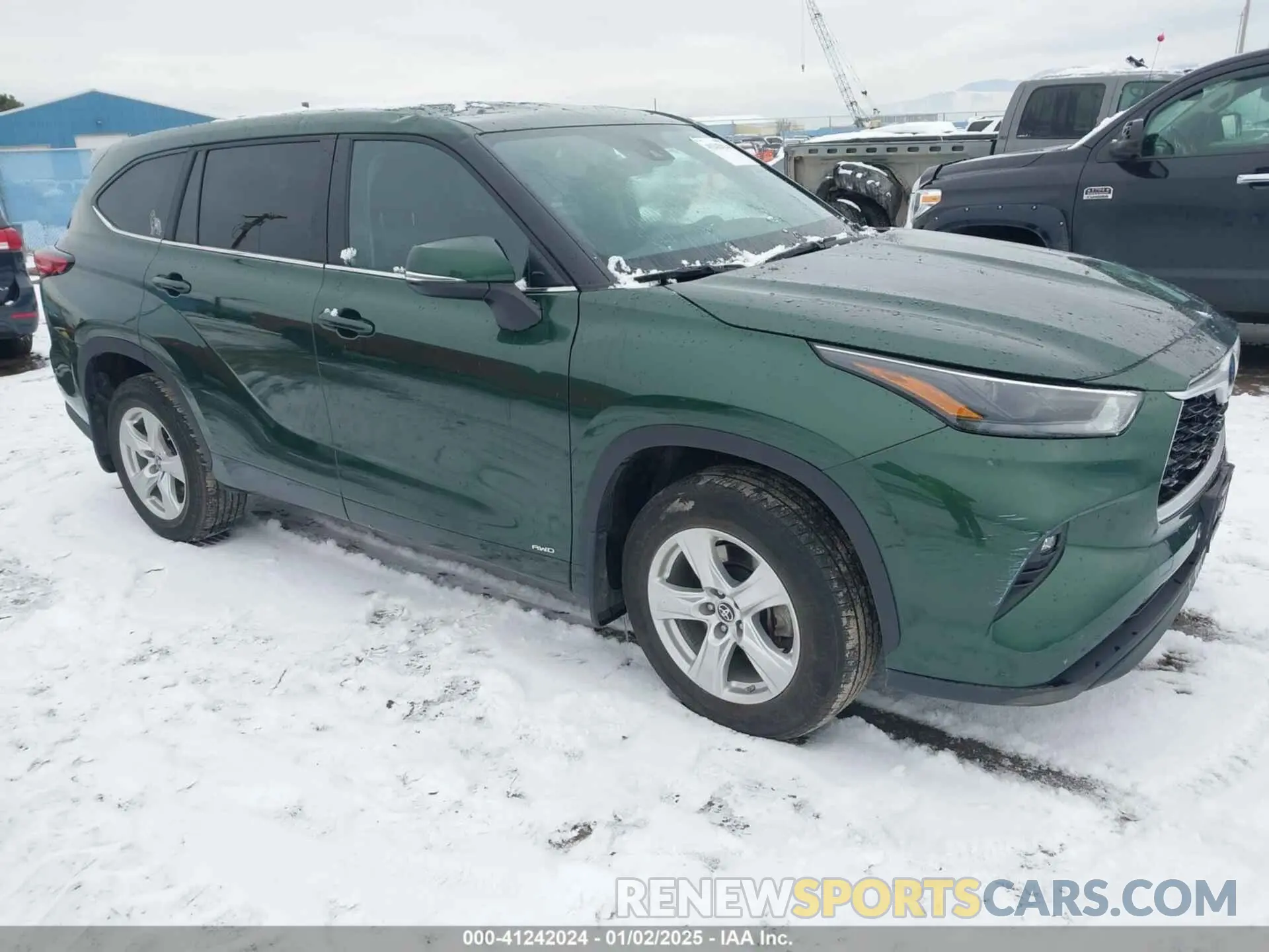 1 Photograph of a damaged car 5TDBBRCH3PS563608 TOYOTA HIGHLANDER 2023