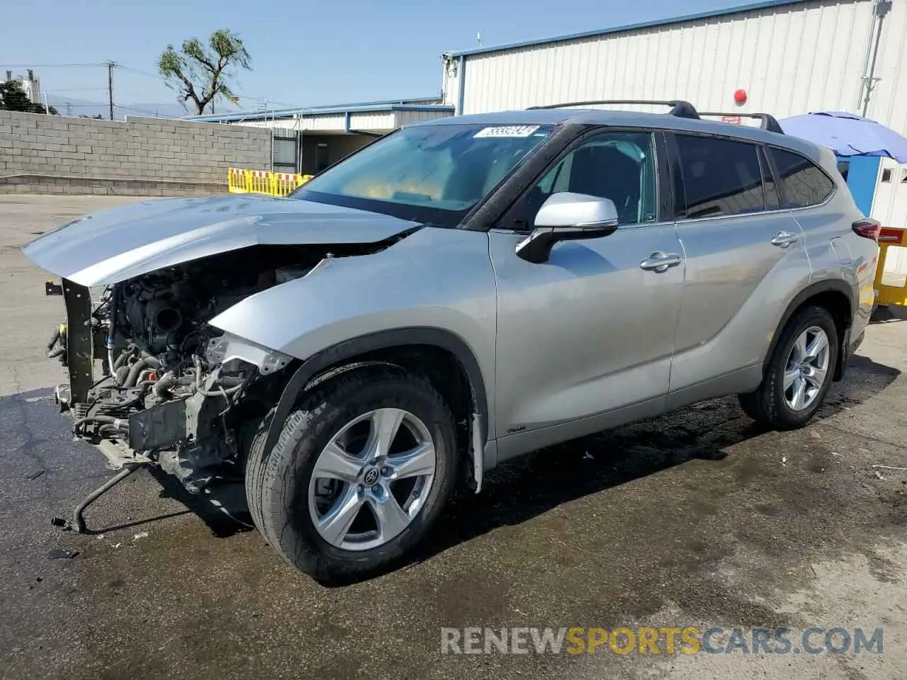 1 Фотография поврежденного автомобиля 5TDBBRCH5PS106007 TOYOTA HIGHLANDER 2023
