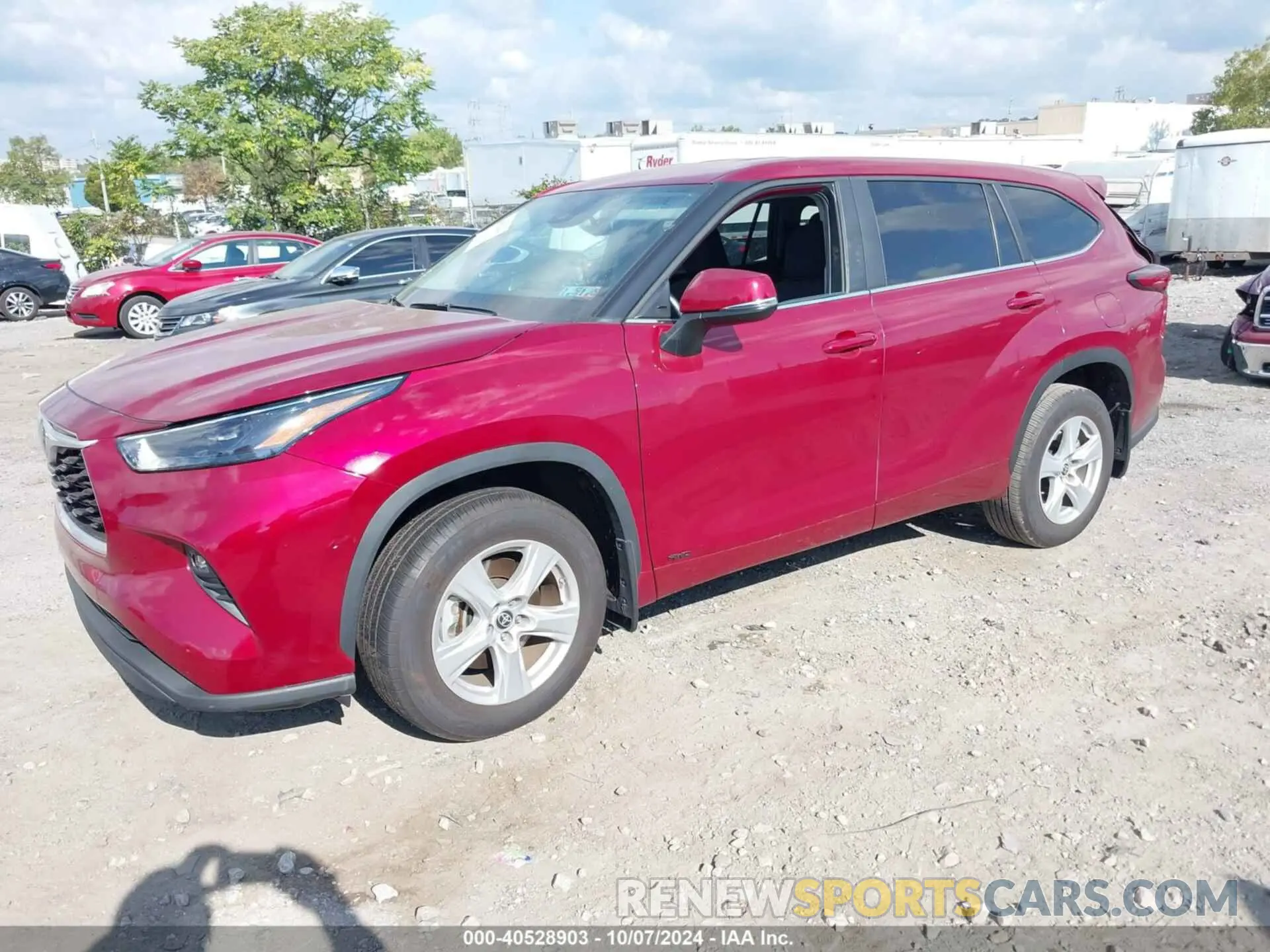 2 Фотография поврежденного автомобиля 5TDBBRCH5PS111465 TOYOTA HIGHLANDER 2023