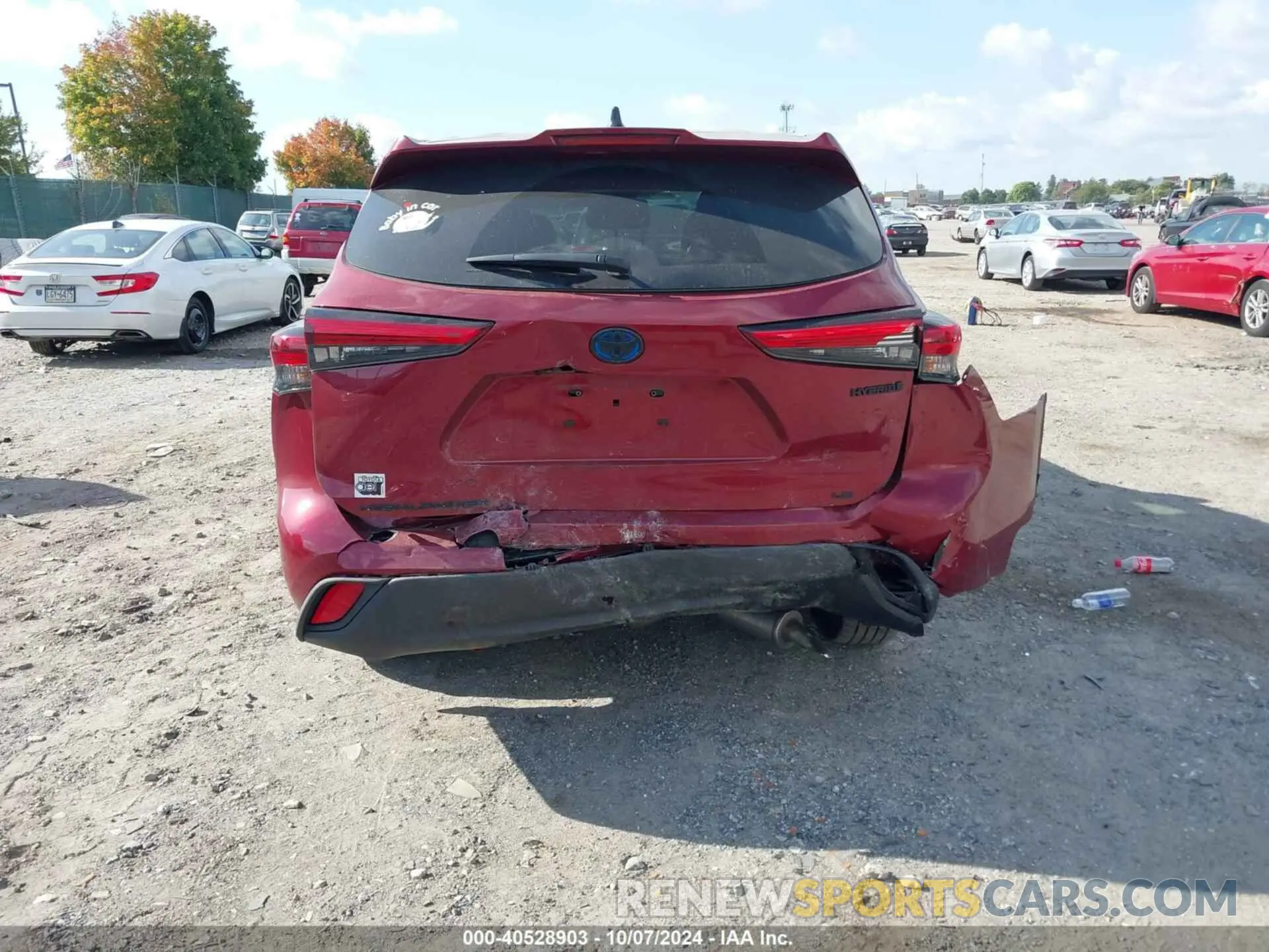 6 Фотография поврежденного автомобиля 5TDBBRCH5PS111465 TOYOTA HIGHLANDER 2023
