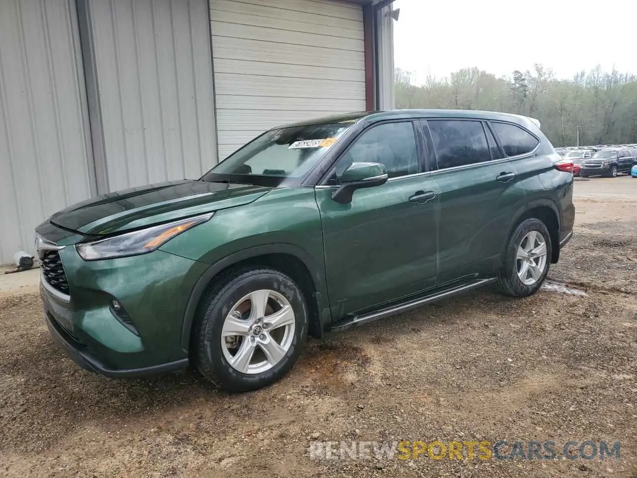 1 Photograph of a damaged car 5TDBBRCH5PS595265 TOYOTA HIGHLANDER 2023