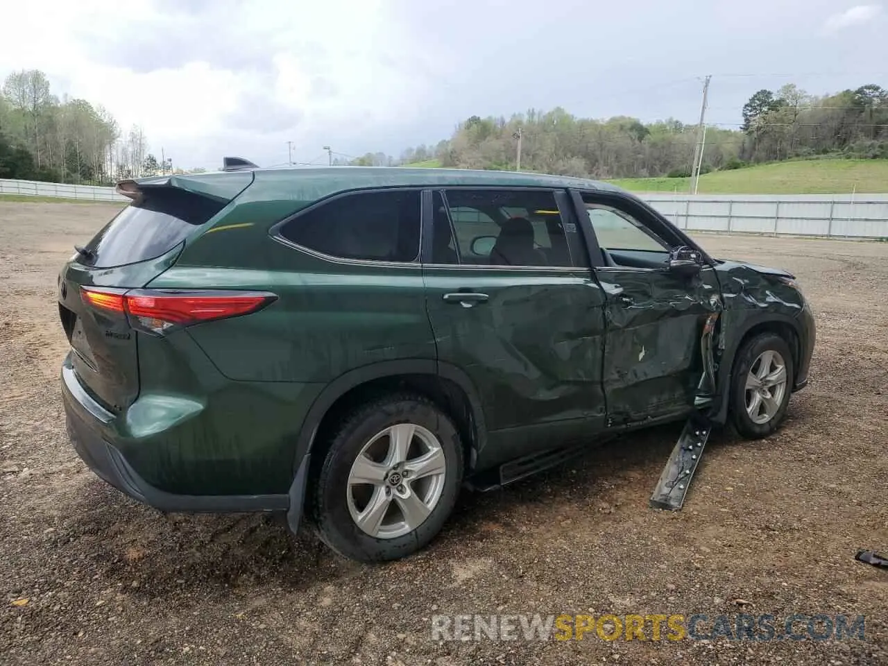 3 Photograph of a damaged car 5TDBBRCH5PS595265 TOYOTA HIGHLANDER 2023
