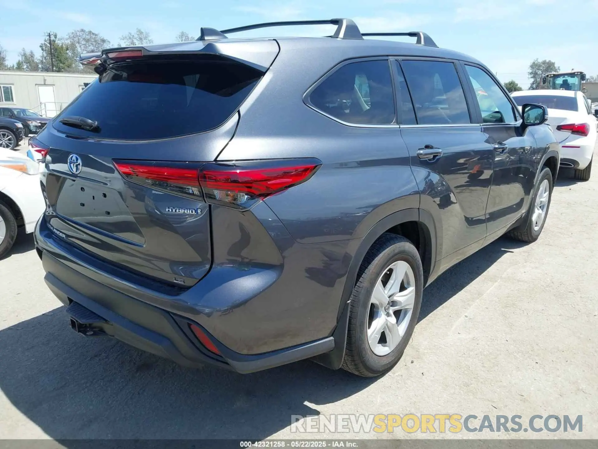 4 Фотография поврежденного автомобиля 5TDBBRCH6PS109532 TOYOTA HIGHLANDER 2023