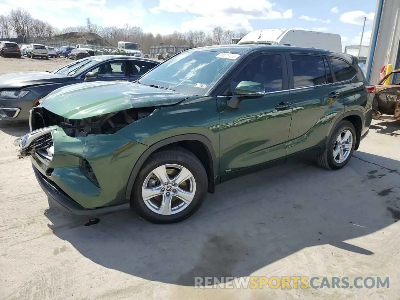 1 Фотография поврежденного автомобиля 5TDBBRCHXPS569793 TOYOTA HIGHLANDER 2023