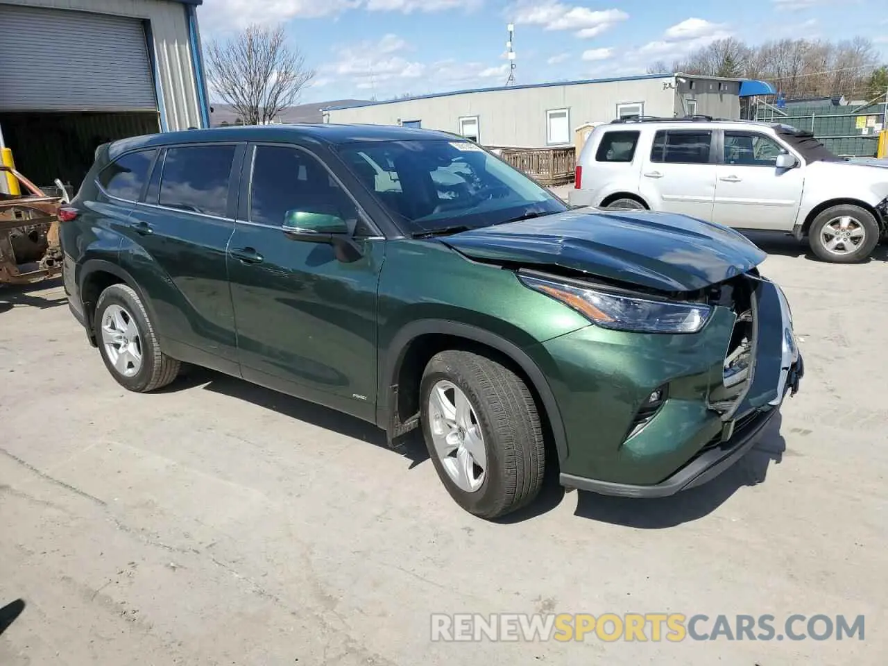 4 Фотография поврежденного автомобиля 5TDBBRCHXPS569793 TOYOTA HIGHLANDER 2023